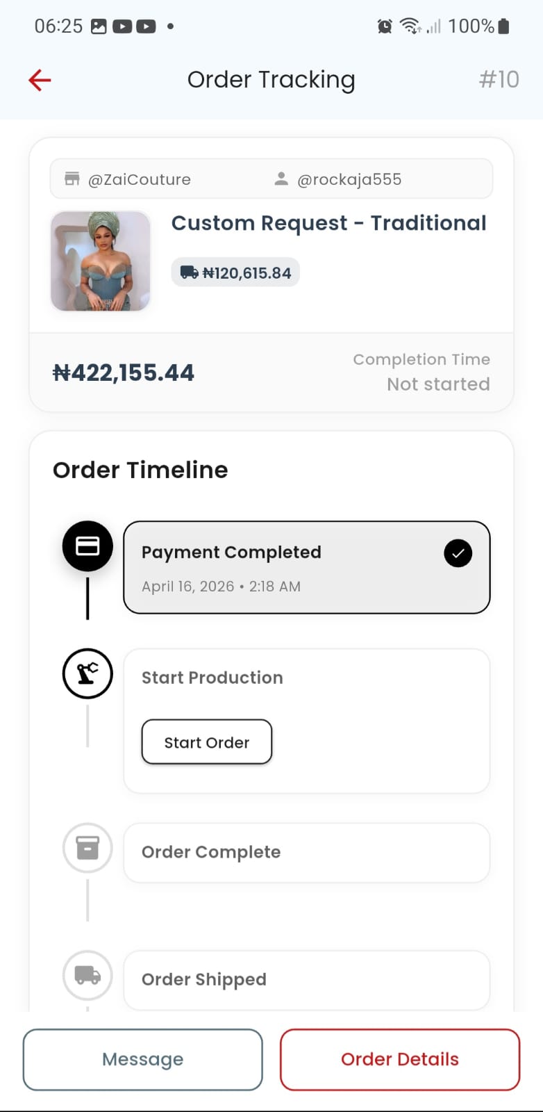 Stylaa order tracking