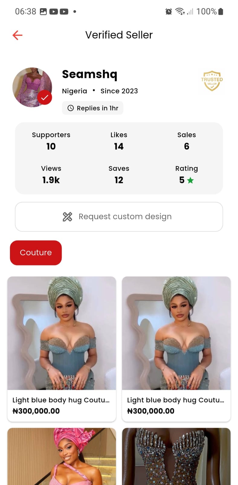 Stylaa verified seller profile